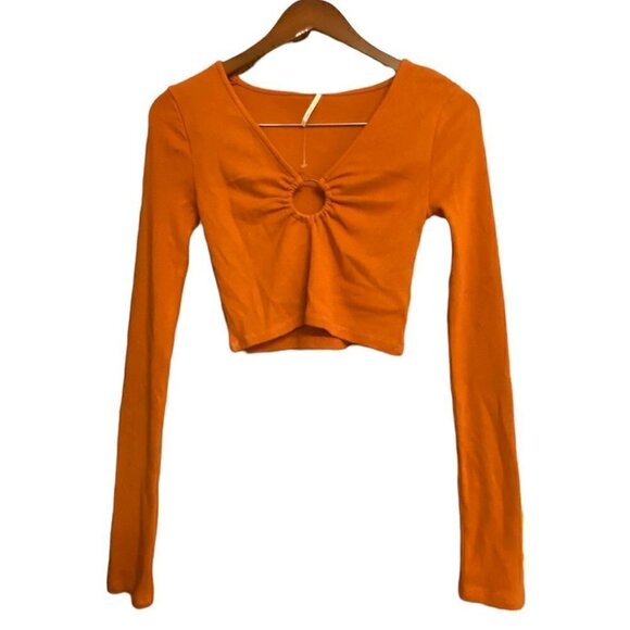 free People Key To My Heart Crop Top xsmall - Picture 2 of 10